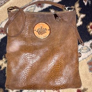 Mulberry foldover shoulder bag leather